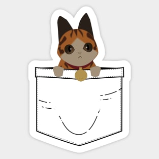 Coeurl Kitten Sticker